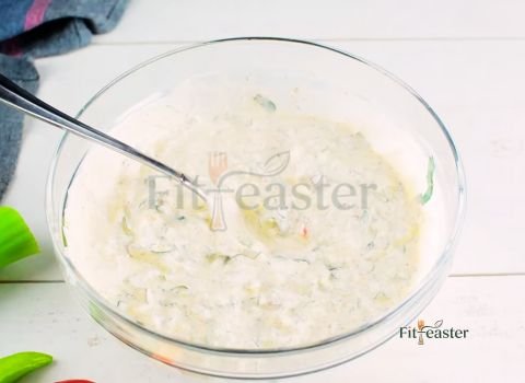 Step 4 Thin It Out with Buttermilk