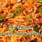 Din Tai Fung noodles with spicy sauce recipe Feature Image