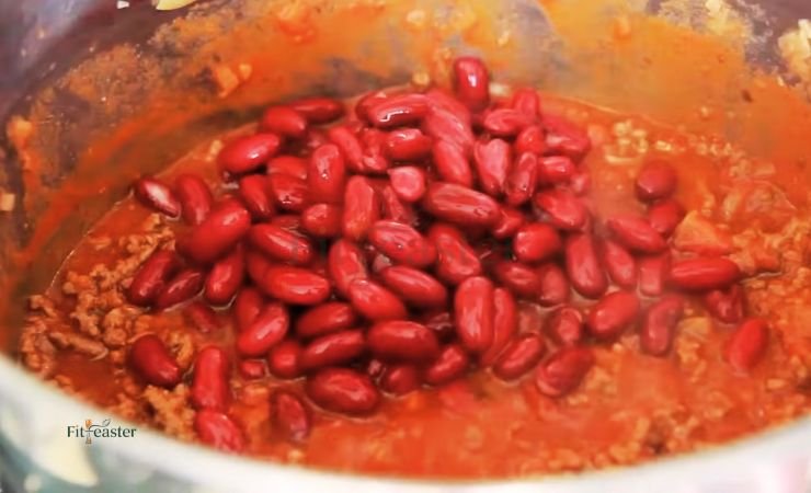 Finish with beans