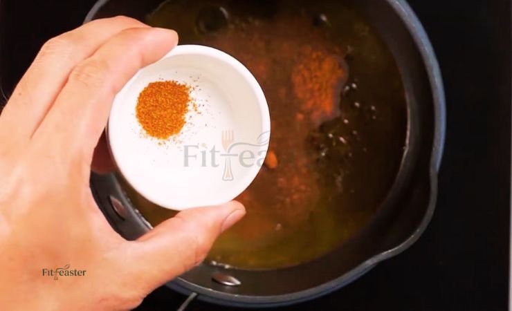 Add the Aleppo Pepper and Herbs