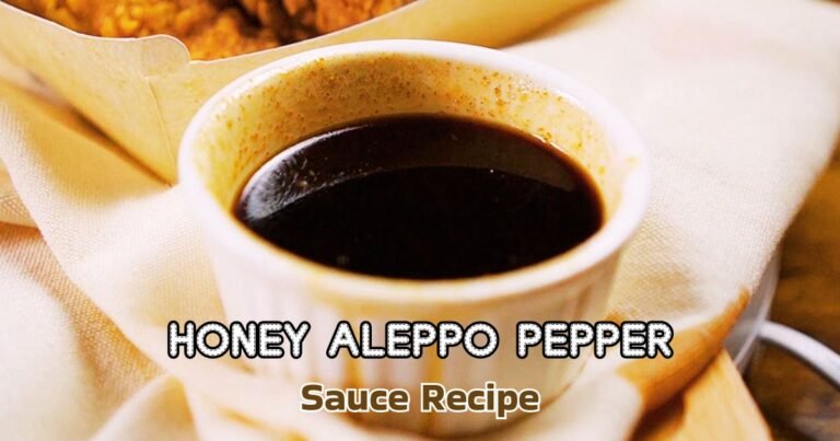 Honey Aleppo Pepper Sauce Recipe