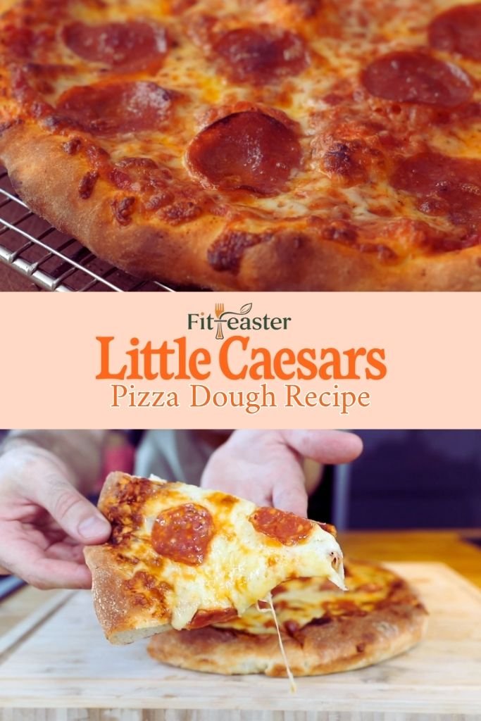 Little Caesars Pizza Dough Recipe Pinterest image