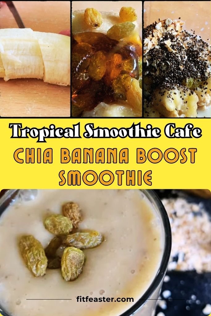 Tropical Smoothie Cafe Chia Banana Boost Smoothie