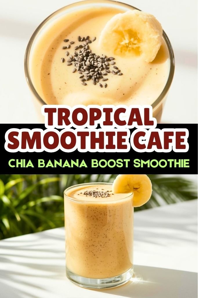 Tropical Smoothie Cafe Chia Banana Boost Smoothie