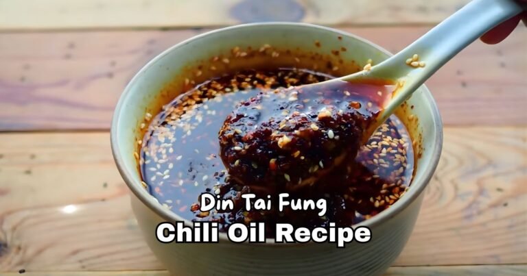 Din Tai Fung Chili Oil Recipe