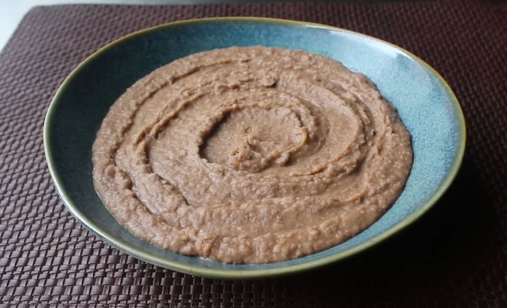 Prepare the Refried Bean Layer