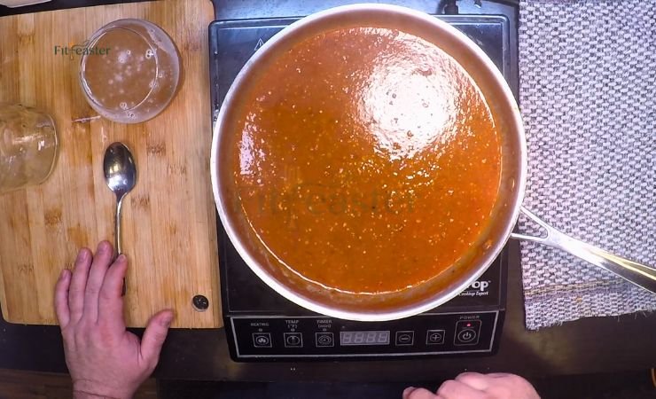 Simmer to mix the flavors