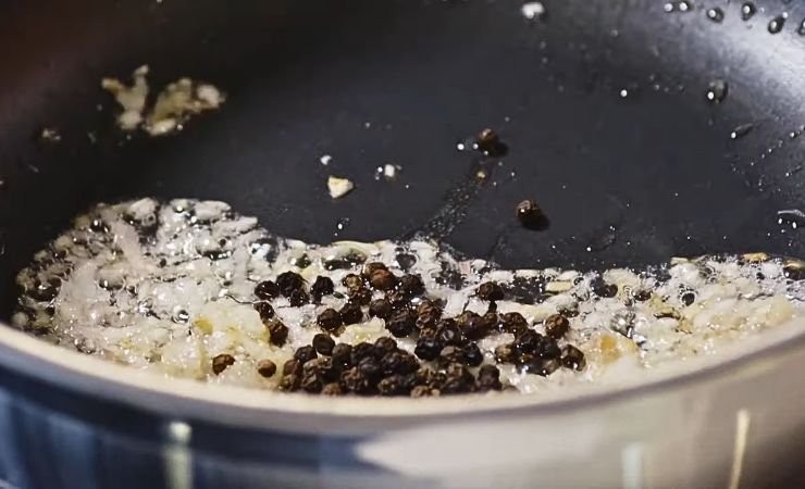 Toast the Peppercorns