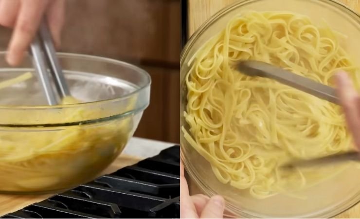 Combine Pasta and Butter