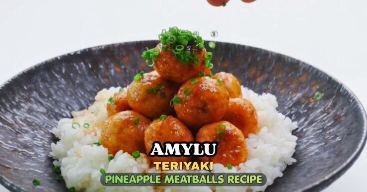 Amylu Teriyaki Pineapple Meatballs Recipe