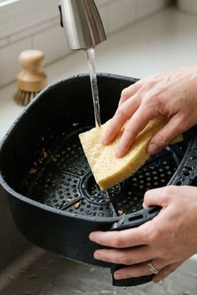 How to Clean an Air Fryer Without Scratching It or Leaving Soap Behind