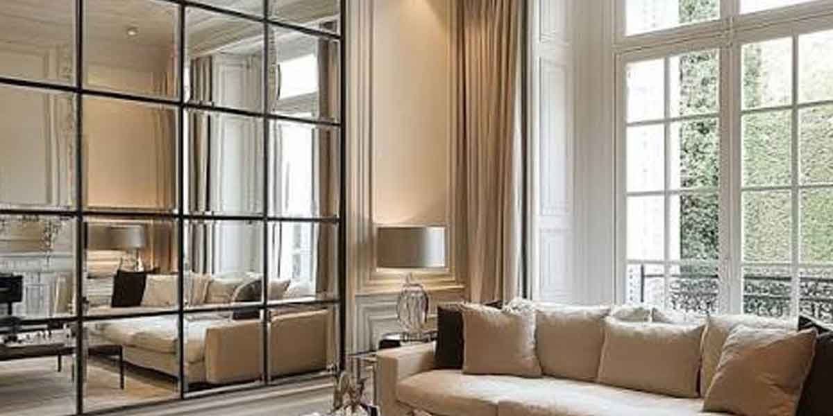 How Mirrors and Reflective Surfaces Help Open Up Small Living Areas