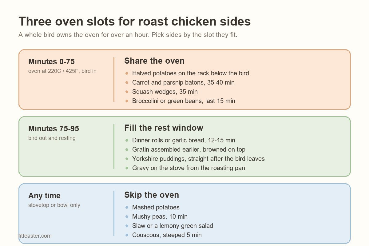 best side dishes for roast chicken sorted by oven slot